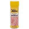 Wilton Pink Sugar Pearls, 5 oz.