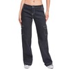 YMI Jeans Women's Cargo Skater Pants, Black, 09