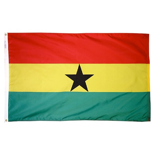 Ghana Flag Nylon 2 ft. x 3 ft.
