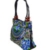 Bolsos de mano clásico para mujer con bordado de hombro