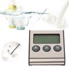 Digital Cooking Thermometer Timer LCD Display ℃/℉ W/Probe for Barbecue