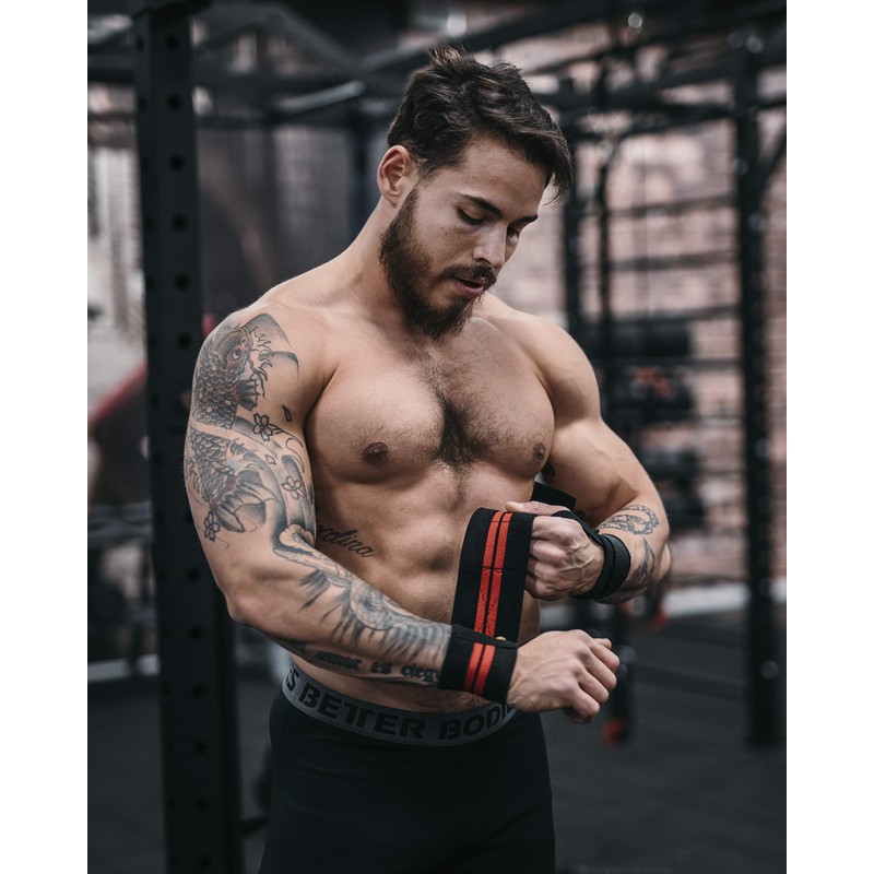 Better Bodies Camo Wrist Wraps Wrist Wraps, Dark Camouflage, One