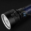 The battery Connection LED flashlight Tactical torch + battery