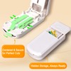 Pill Cutter for Small Pills, Tablet Splitter with Storage, Pill