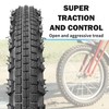 SIMEIQI Bike Tire 16x2.125 for Mountain BMX Replacement Bicycle Tyre