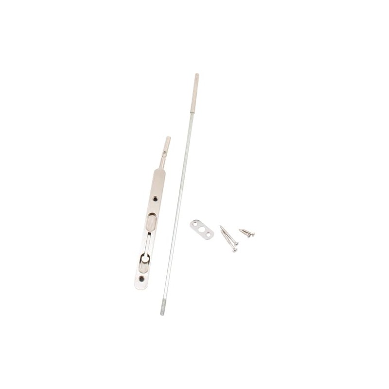 Stone Harbor Hardware Extended Flip-Lever Flush Bolt, 18 Inches, Satin