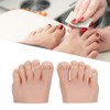 predolo Practice Fake Foot Model for Nails Tips Multifunctional Soft