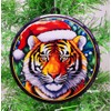 Generic Tiger Santa Ornament