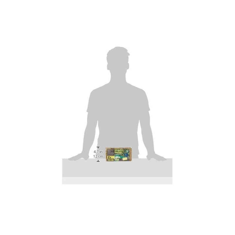 Exo Terra Forest Plume Moss, 7 Quarts, 2-Pack