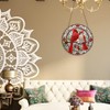 STGLCR Diamond Painting Cardinal Ornament 5D Bird Wreath DIY Diamond