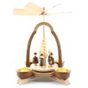 Seiffener Volkskunst Thomas Preißler Traditional Erzgebirge Pyramid, Wooden Christmas Pyramid,