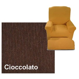 Casatessile Relax Universal Electric Chair Covers - Cioccolato
