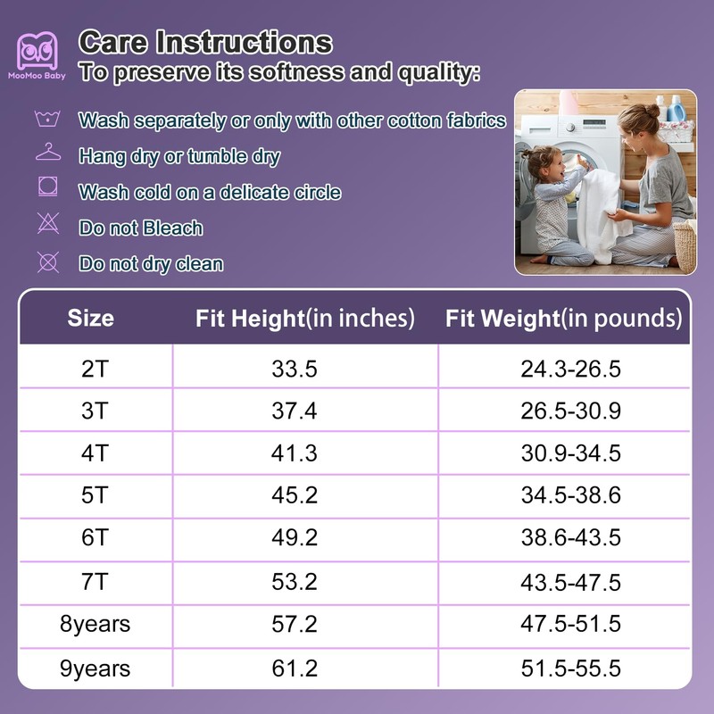 MooMoo Baby Absorbent Potty Training Underwear 4 Packs Cotton Training