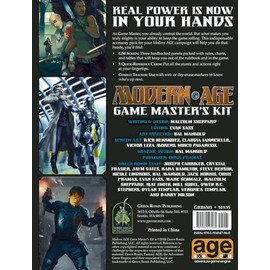 Modern Age RPG Game Master's Kit