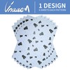 Vnaaem Funny Wrapping Paper 6 Pc Grey Rude Shape Gift