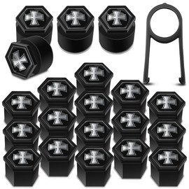 SkinoEu Wheel Nut Covers Locking Bolt Caps Universal 17mm NB 24