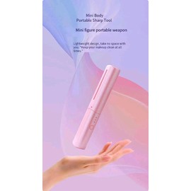 Mini rizador, un rizador y alisador dos en uno, que se puede utilizar como peine, alisador y rizador. Es portátil y fácil de transportar