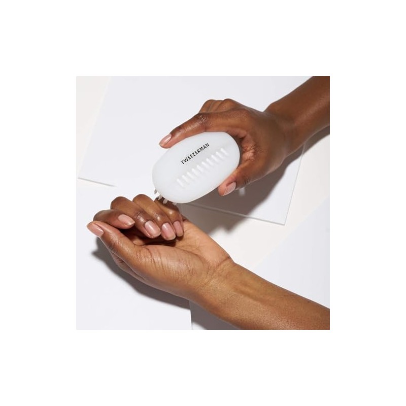 Cepillo de doble superficie Tweezerman para uñas, Paquete de 1