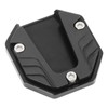 Demeras Motorcycle Side Stand Plate Pad, Universal Fashion Appearance Anodic