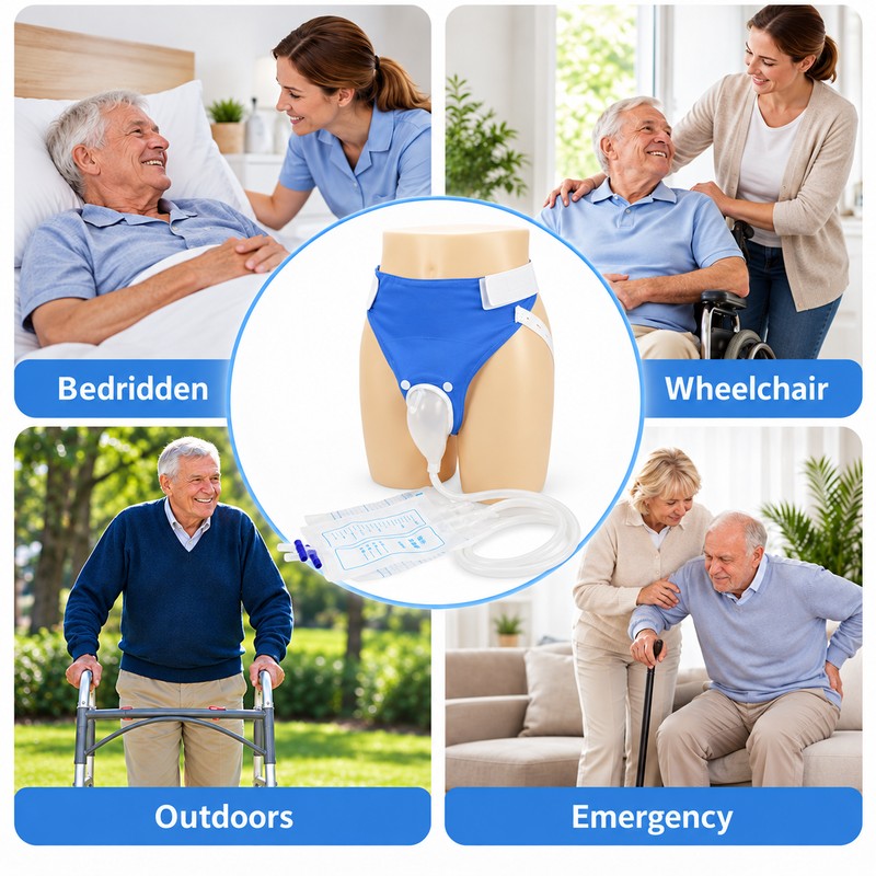 Portable Urinal Bottle for Travel and Bedside Use – Reusable