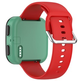 Watch Band Compatible with Garmin Bounce Band Silicone Straps Sport Wristbands intended for Garmin Bounce Smartwatch (Red)