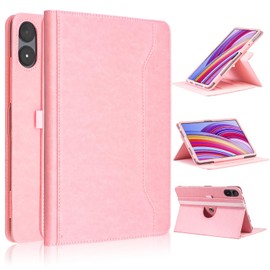 Xuanbeier 360° Rotation Case Compatible with Redmi Pad Pro 12.1 Inch Protective Case with Hand Strap and Automatic Wake/Sleep, Rose