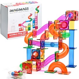 Azulejos magnéticos de construcción, juego de 98 piezas de mármol para niños y niñas, aprendizaje creativo educativo, bloques de construcción para... 