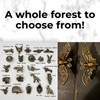 Knobs By Blossom Vintage Antique Iron Bronze Handmade Metal Animal