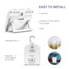 OQIMAX Digital Fridge Freezer Thermometer with 2 Remote Sensor, Wireless