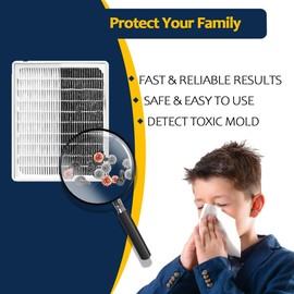 Mold Testing Kit with 5 Individual Tests - DIY Mold Test Kit for Home - Includes Detailed Mold Identification Guide - Fast and Reliable Mold Detector for Home