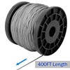KEILEOHO 400 Ft 1/16 Stainless Steel Wire Rope, 304 Stainless