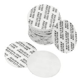 PATIKIL 27mm/1.06" Foam Lid Liner, 200Pack PS Foam Resistant Tamper Pressure Sensitive Seal for Bottle Cap Liners Seals