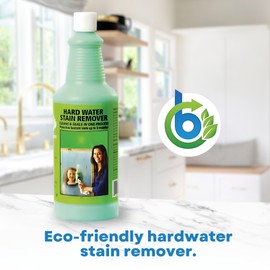 Bio Clean: Eco Friendly Hard Water Stain Remover (40oz Large). Pack of 2