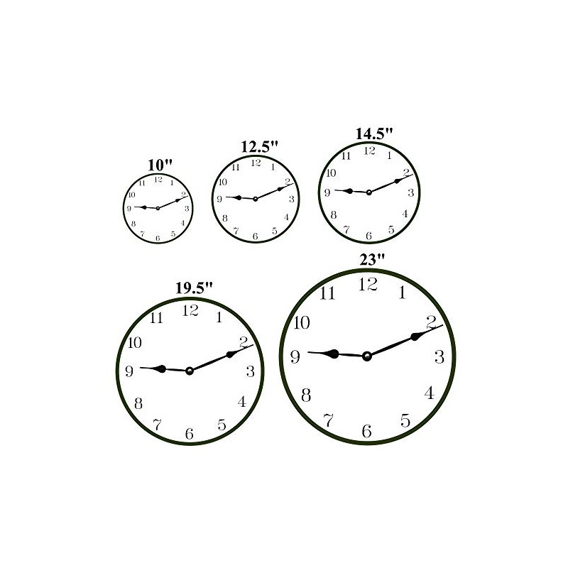 M. Dallas Co It's Five Somewhere Wall Clock (14.5")