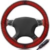 ZONETECH Car Heated Steering Wheel Cover 12V - Vehicle Hand