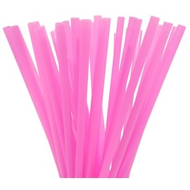10 Inch Drinking Straws (10 Inch x 0.28 Inch) (250, Hot Pink)