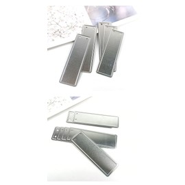 Aluminum Labels, 100 Pieces, Metal Plant Signs, Double Sided for Writing on Trees, Plants, Greenhouses (Small, Silver with Flat Edge)