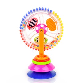 Kasvot Juguete de Succión de Rueda de Noria, Juguete Giratorio con Ventosa, Ventosa Rueda de La Fortuna Juguetes, Sonajas Juguetes, a Partir de 6 Meses, Multi