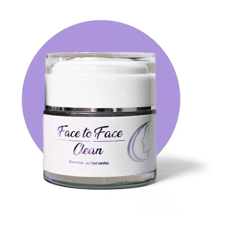 Crema Face To Face Clean Rostro, Quita Manchas, Acné, Paño.