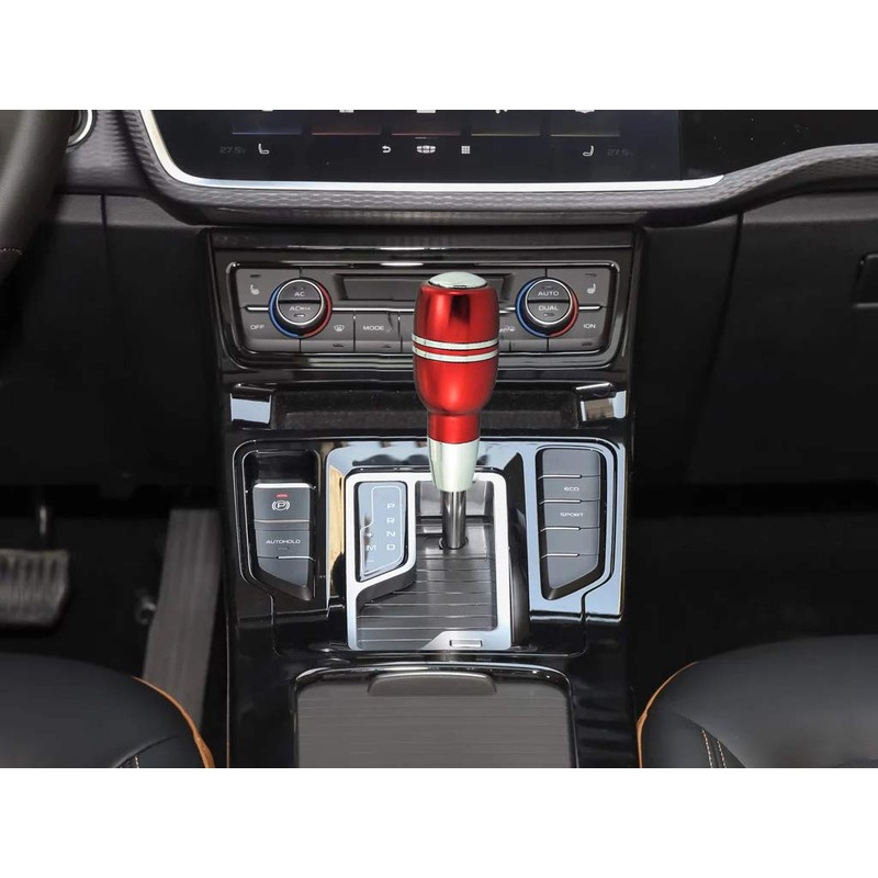 Lunsom Push Button Shift Knob Aluminum Alloy Car Gear Stick