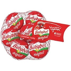 LAUGHING COW Mini Babybel Semi-Soft Cheese, Original, 4.5 Ounce (Pack of 12)