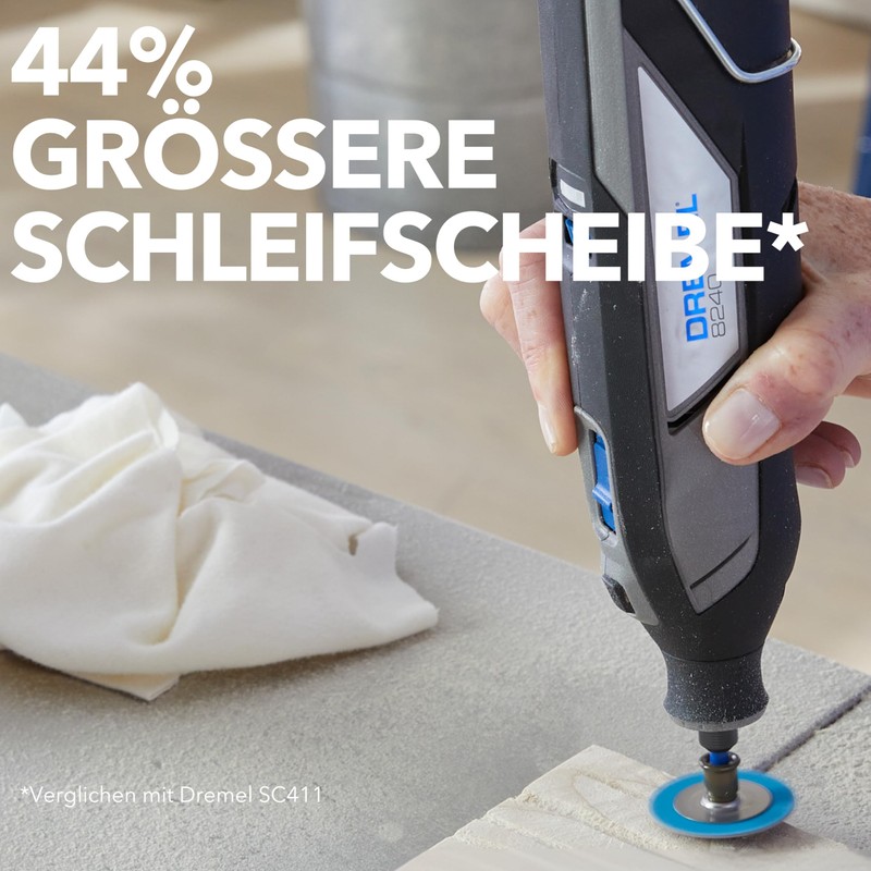 Dremel MAX Hochleistungs-Schleifscheibe (SC411DM), 3 Aluminiumoxid-Schleifscheiben mit 3,2 mm Durchmesser