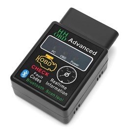 Gdnecad OBDII Car Diagnostic Scanner, Engine Fault Code Reader Bluetooth Scan Tool with Reset & Live Data, Professional OBD2 Wireless Automotive Diagnostic Tester for Phone and PC