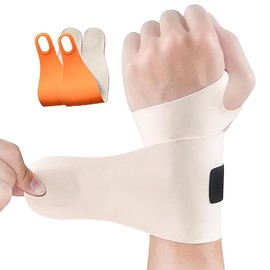 Mu?equera T?nel Carpiano 2 Pack | El?stica Ultrafina para Desgarro Tfcc, Tendinitis, Con Protuberancias de Masaje, Se Adapta a Ambas Manos, Alivia el Dolor