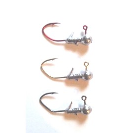 Eagle Claw 1/32-#6/#4 Staggerd Barb Collar-(100ct) - Red, #6