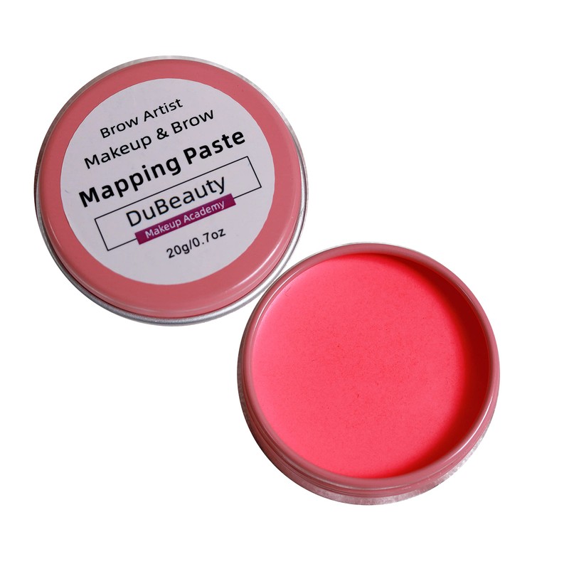 20g/0.7oz Microblading Brow Marker Tool Pink Tattoo Brow Paste Permanent