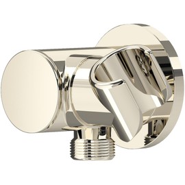 Riobel 4950 Wall Mounted Hand Shower Holder with Water Supply Connection - Polished Nickel