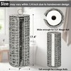 Tadacumir 4 Mega Rolls Extra Toilet Paper Storage with Lid,