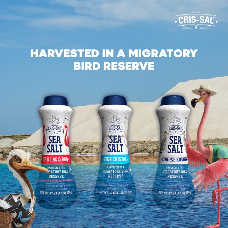 Cris-Sal Gourmet Fine Cristal Sea Salt, Full Flavor Premium Natural