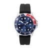 Sekonda Mens Black Rubber Strap Blue Dial Sports Watch 1623